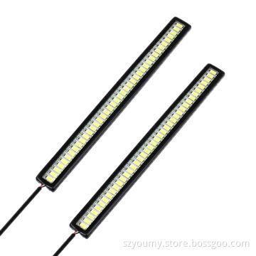 17cm Silver Shell Daytime Running light/100% Waterproof COB Day time Lights/LED Car DRL Driving Lamp